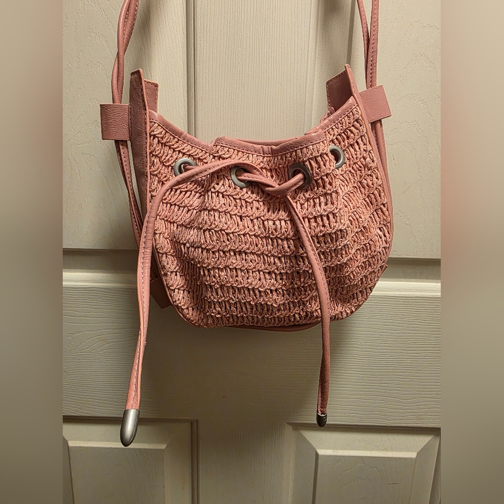 Free People Cabana Crossbody Bag In Vintage Pink New Without Tags - Picture 6 of 11